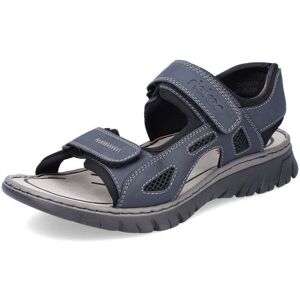 Rieker 26761-14 Men Blue Hook & Loop Sandals Size: EU 41 / UK 7.5,