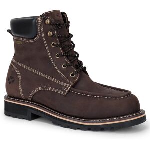 Hoggs of Fife SELK Selkirk Moc Work Boot Leather Upper EVA Midsole Dual Density PU Outsole  10/44  Oak Brown