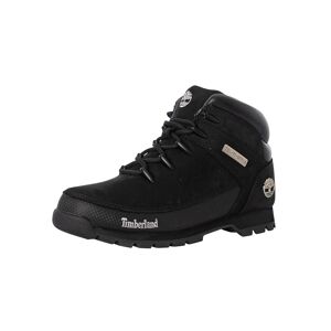 Timberland Euro Sprint Mid Hiker Leather Boots  - Black Nubuck - Male - Size: 12.5 UK