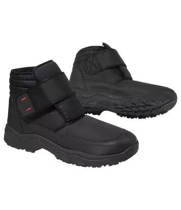 Atlas for Men Men's Black Sherpa-Lined Winter Boots  - BLACK - Size: 6Â½