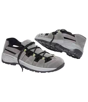 Atlas for Men Men's Grey Casual Sport Shoes  - GREY - Size: 5Â½