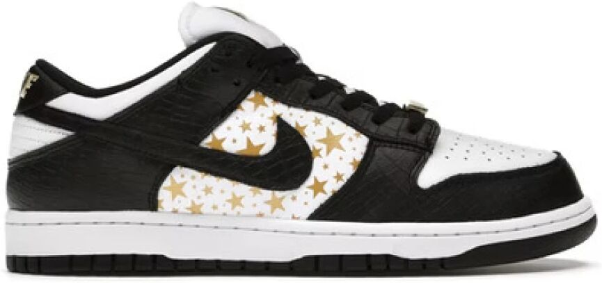 Nike , Gold Stars Sneakers ,Black male, Sizes: 9 UK