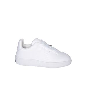 Burberry Sneaker Box In Pelle - White - male - Size: 40.5