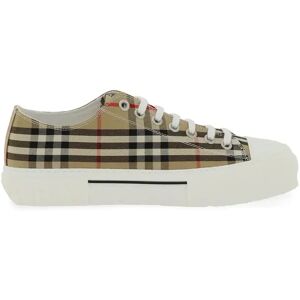 Burberry vintage check canvas sneakers  - Beige - male - Size: 40