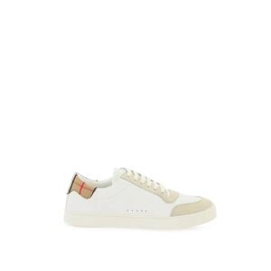 Burberry low-top leather sneakers  - White - male - Size: 42