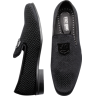 Stacy Adams Men's Swagger Studded Ornament Formal Loafers Black/Black - Size: 12 D-Width - Black/Black - male