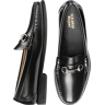 G.H.BASS Men's Lincoln Bit Weejuns® Moc-Toe Slip-On Loafers Black - Size: 12 D-Width - Black - male