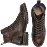 Bedstu Men's Old Bowen Trek Side Zip Lace Up Boots Brown - Size: 12 D-Width - Brown - male