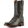 Men's Bench Made Clanton Western Boots in Black American Alligator Midnight Leather, Size: 9 EE / Wide by Ariat