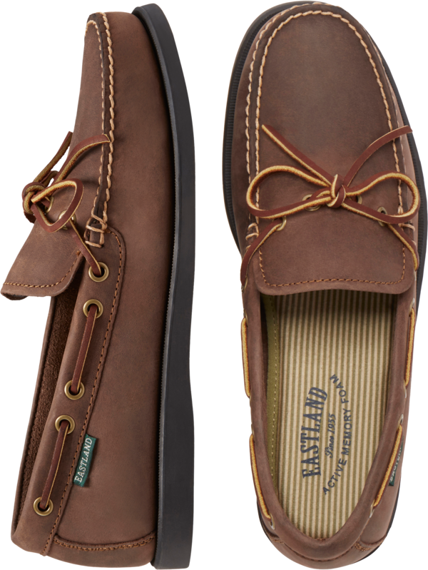 Eastland Men's Yarmouth Camp Moc Toe Boat Shoes Brown - Size: 9 D-Width - Brown - male