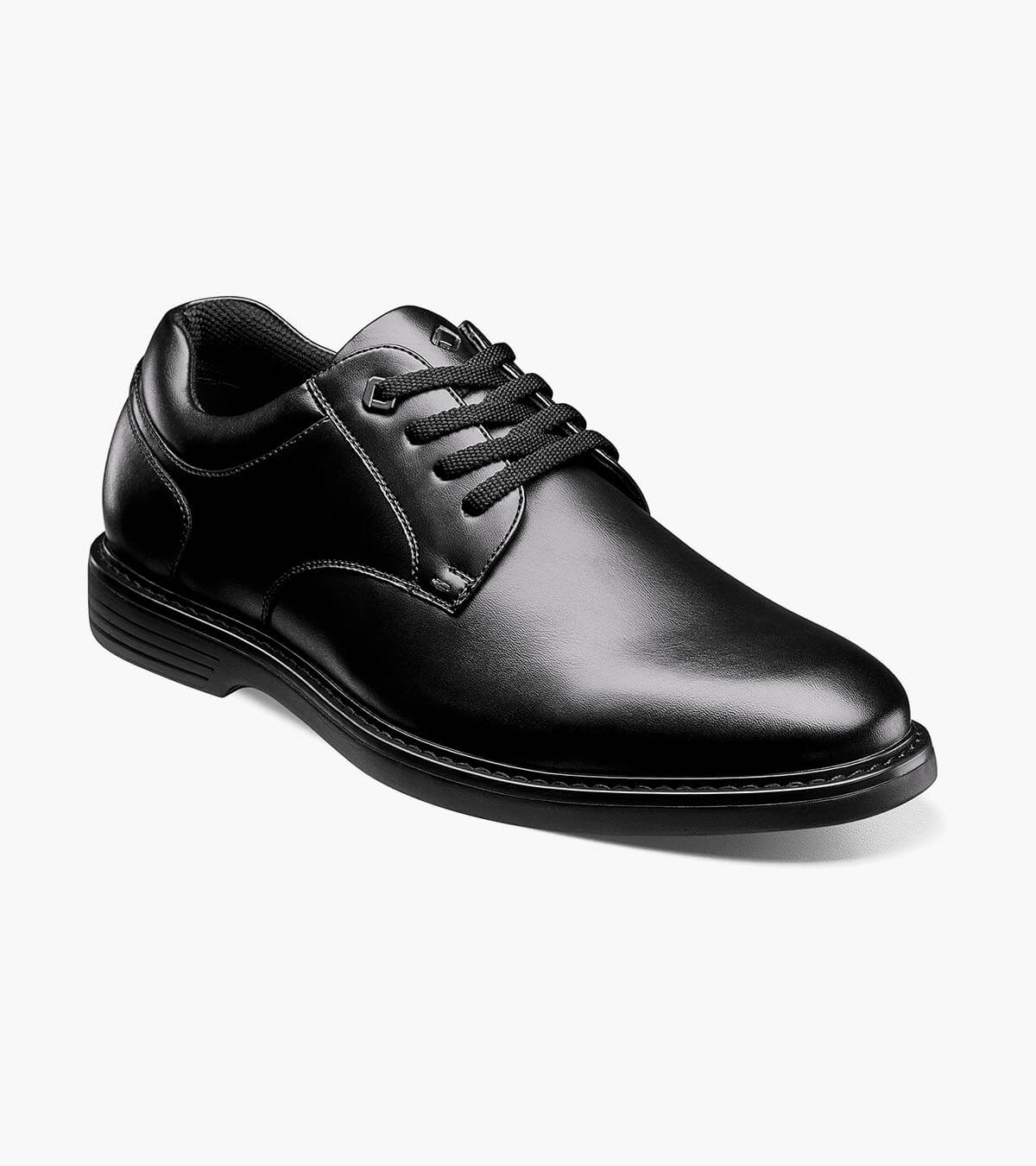 Nunn Bush Shoes Wade Work Plain Toe Oxford Black Size 7