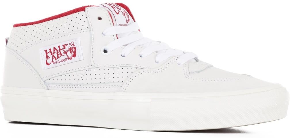 Vans Skate Half Cab Shoes - vintage sport white/red 11