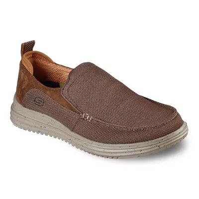 Skechers Proven Renco Men's Slip-On Shoes, Size: 9, Dark Brown