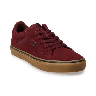 Vans Seldan Men's Suede Shoes, Size: 10.5, Dark Red