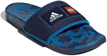 adidas x LEGO Adilette Comfort Men's Slide Sandals, Size: 9, Blue