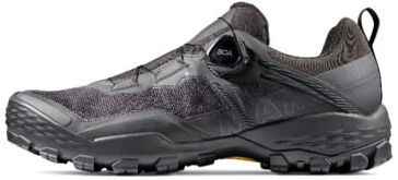 Photos - Trekking Shoes Mammut Ducan BOA Low GTX Shoes - Men's, Black, 11.5, 3030-04401-0001-1115 