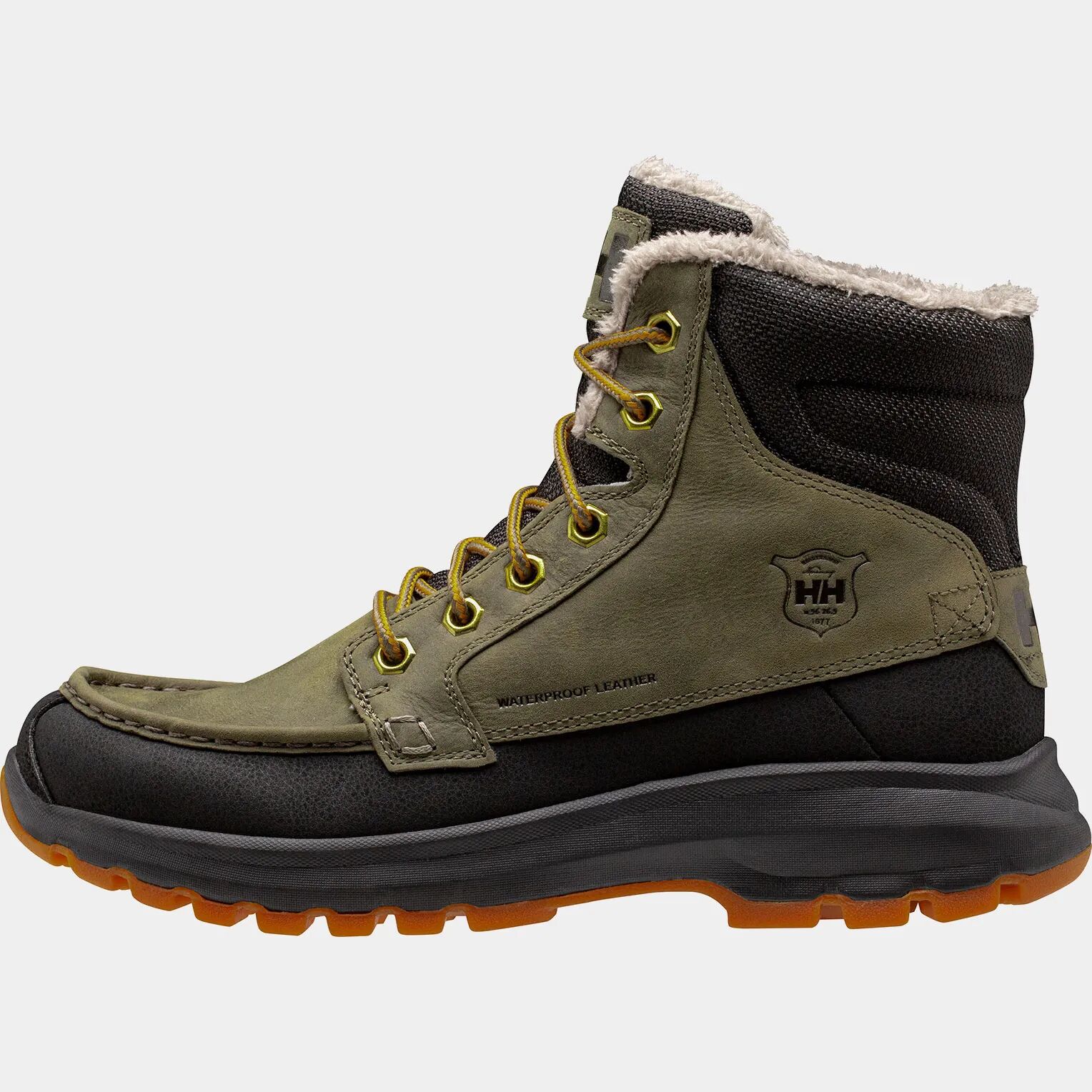 Helly Hansen Men's Garibaldi V3 Waterproof Leather Boots Green 9