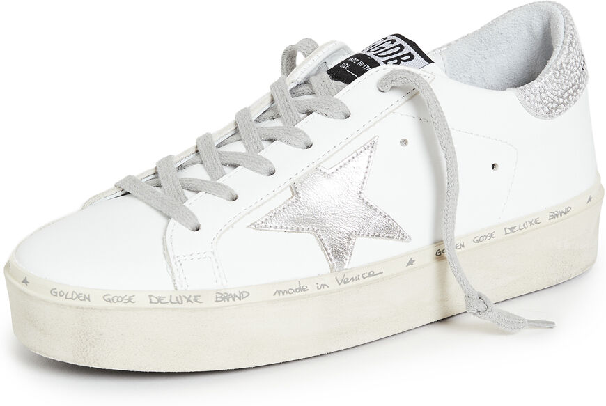 Golden Goose Hi Star Sneakers White/Silver 41  White/Silver  size:41