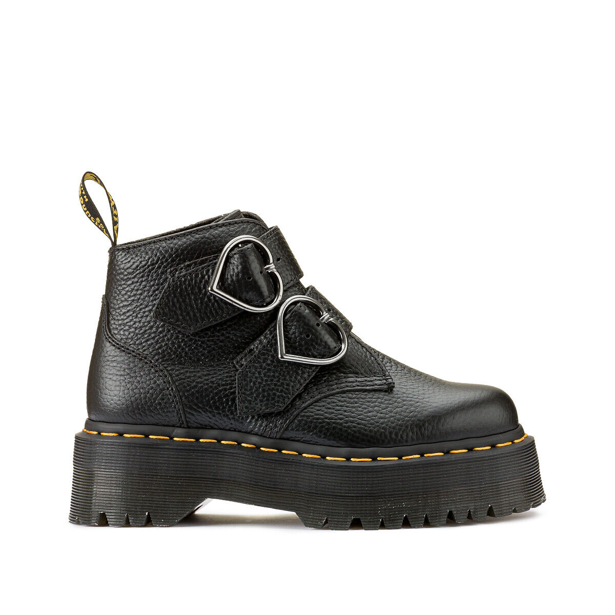 DR MARTENS Boots plateforme en cuir Nappa Devon Heart