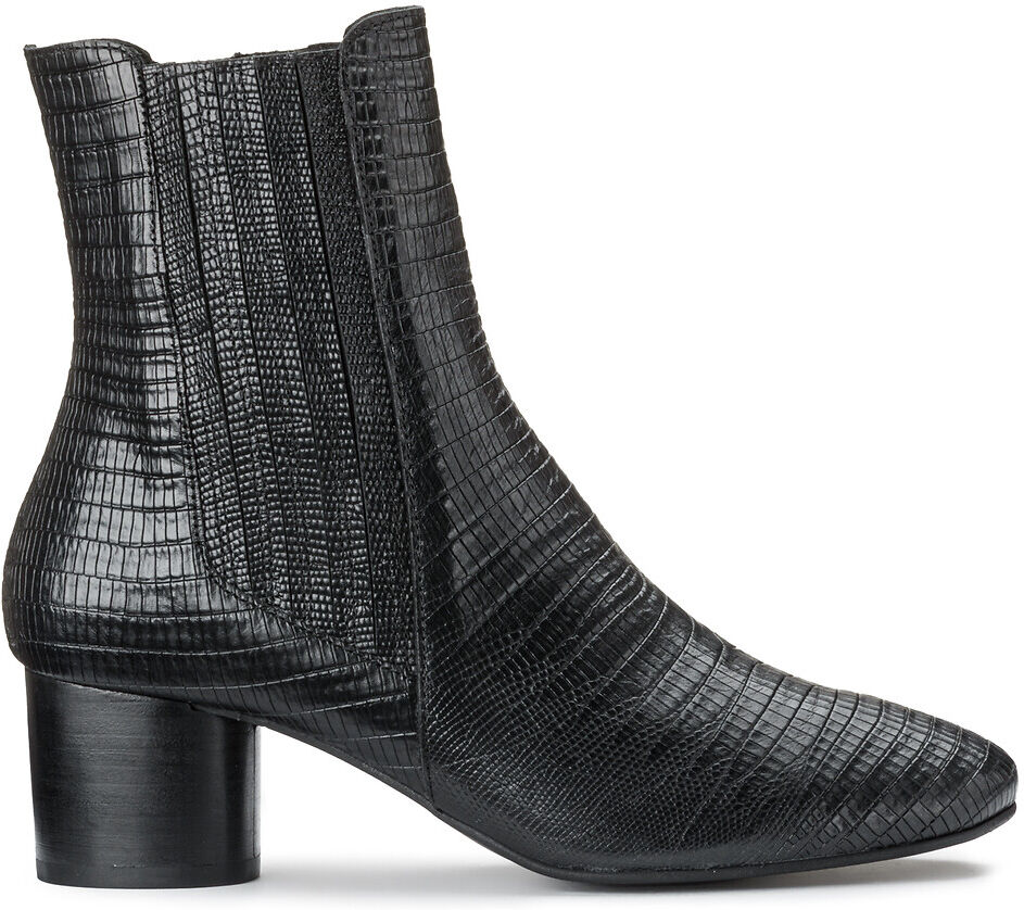 LA REDOUTE COLLECTIONS Bottines chelsea en cuir imprimé croco