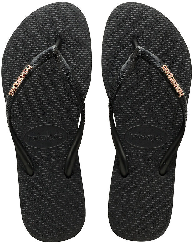 HAVAIANAS Tongs Slim Logo Metallic