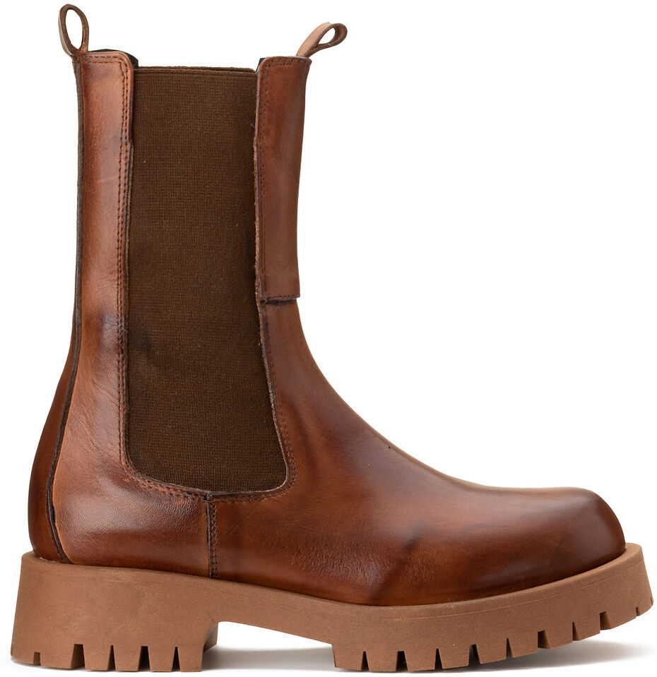 JONAK Boots cuir semi-montantes Ridle