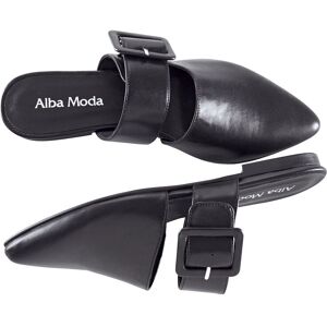 alba moda Pantolette schwarz 37