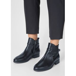 Madeleine Lederboots mit Dekoschließe marine 40