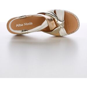 alba moda Keilsandale weiss 41