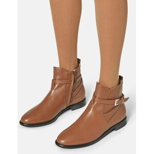 Madeleine Boots mit Reissverschluss seitlich cognac 37