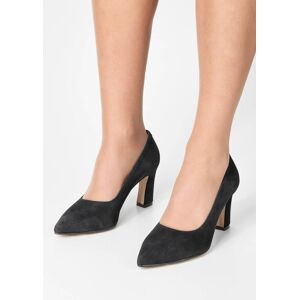 Madeleine Velourslederpumps mit hohem Absatz schwarz 40