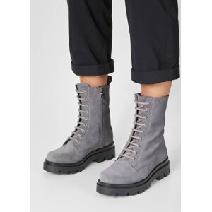 Madeleine Schnürboots aus Wildleder grau 40