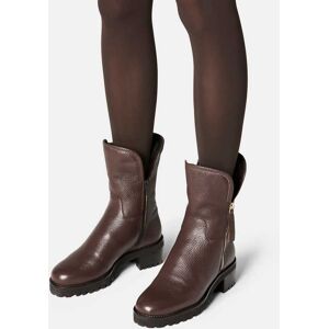 Madeleine Boots mit Reissverschluss seitlich dunkelbraun 40