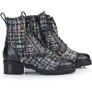 Madeleine Boots in Textil-Qualität schwarz / multicolor 40