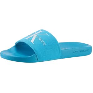 Calvin Klein Jeans Badepantolette »FANNY SLIDE MONOGRAM«, Sommerschuh,... türkis  36