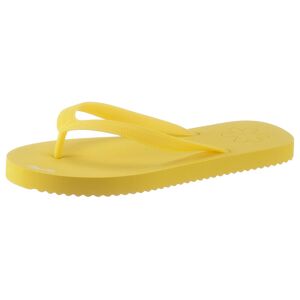 Flip Flop Zehentrenner, Sommerschuh, Poolsildes, frei von tierischen... gelb  39 (5,5/6)