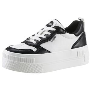 Buffalo Plateausneaker »PAIRED COURT«, mit Memory Foam-Innensohle,... weiss-schwarz  41