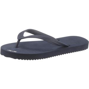 Flip Flop Zehentrenner, Sommerschuh, Poolsildes, frei von tierischen... dunkelblau  45