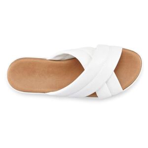 LASCANA Pantolette, Mule, Sandale, offener Schuh aus Leder mit modischer... weiss  36