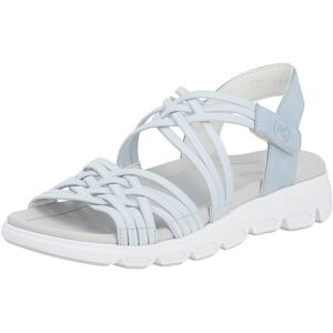 Rieker EVOLUTION Sandale, Sommerschuh, Sandalette, mit Stretchriemchen und... hellblau  36