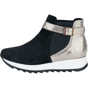 heine Stiefelette schwarz-champagner  41