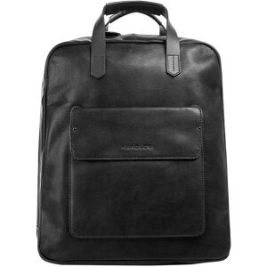 Harold's Laptoprucksack »IVY LANE«, echt Leder schwarz  B/H/T: 36 cm x 32 cm x 12 cm