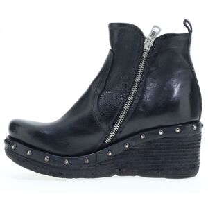 A.S.98 Stiefelette »PLINT«, mit Nieten am Plateau schwarz  37