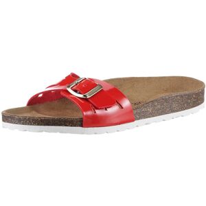 CITY WALK Pantolette, Sommerschuh, Schlappen mit ergonomischem Fussbett rot  41