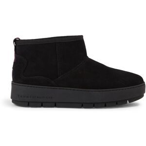 Tommy Hilfiger Winterstiefel »COOL SUEDE SNOWBOOT«, mit seitlicher Ziernaht schwarz  37