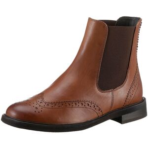 Paul Green Chelseaboots, mit leichter Synthetiklaufsohle cognac  42,5