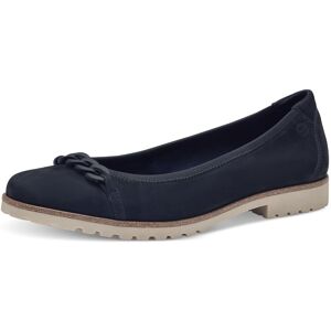 Tamaris Ballerina, Chunky Slipper mit modischer Zierkette navy  40