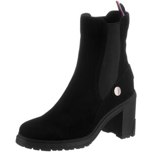 Tommy Hilfiger Chelseaboots »OUTDOOR HIGH HEEL BOOT«, mit Zierriegel schwarz  42