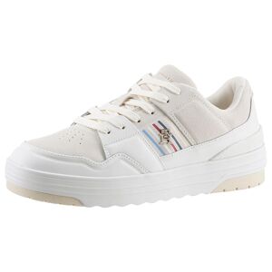 Tommy Hilfiger Plateausneaker »SUEDE STRIPES BASKET LO«, mit seitlichen... beige  40