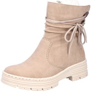 Rieker Winterstiefelette, mit Zierschnürung beige  36